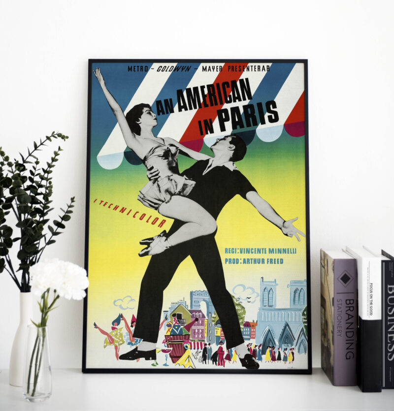 An American in Paris, 1951 - Movie Poster Print PRINTABLE DOWNLOAD  - Image 2