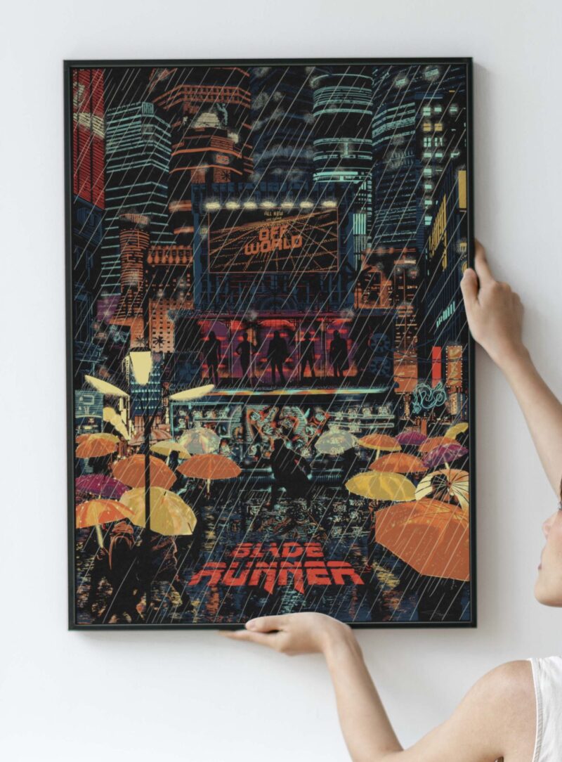 Blade Runner 1982 Reimagined Alternative Movie Poster PRINTABLE DOWNLOAD - Image 2