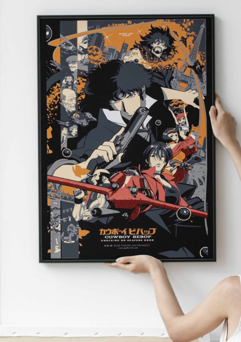 Cowboy Bebop The Movie 1998 Poster – Anime Sci-Fi Classic - Alternative Movie Poster - Image 2