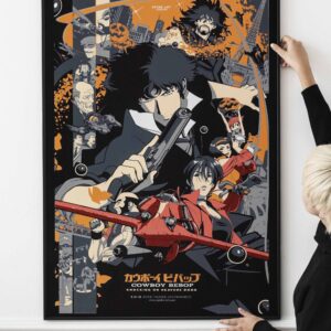 Cowboy Bebop The Movie 1998 Poster – Anime Sci-Fi Classic - Alternative Movie Poster