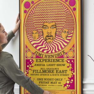 Jimi Hendrix Experience at the Fillmore East 1968 Concert Poster Print PRINTABLE DOWNLOAD
