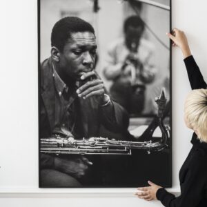 Miles Davis and John Coltrane Diptych, NYC, 1959 Photo Poster Print PRINTABLE DOWNLOAD