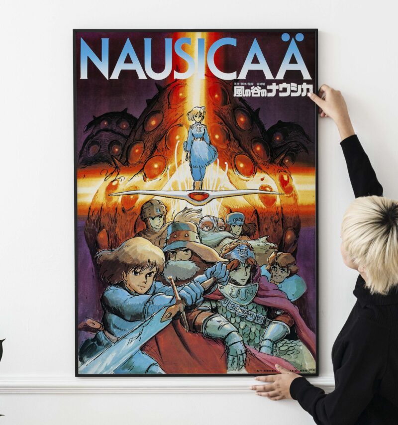 Nausicaä of the Valley of the Wind 1983 Poster – Japanese Ghibli Promo - Image 2