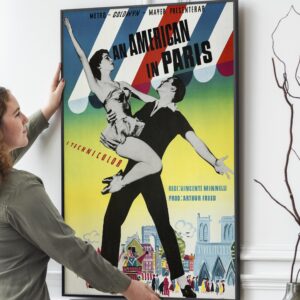 An American in Paris, 1951 - Movie Poster Print PRINTABLE DOWNLOAD 