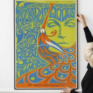 The Doors, Yardbirds 1967 Fillmore Concert Poster
