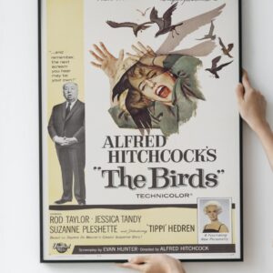 The Birds 1963 by Alfred Hitchcock Movie Poster PRINTABLE DOWNLOAD 