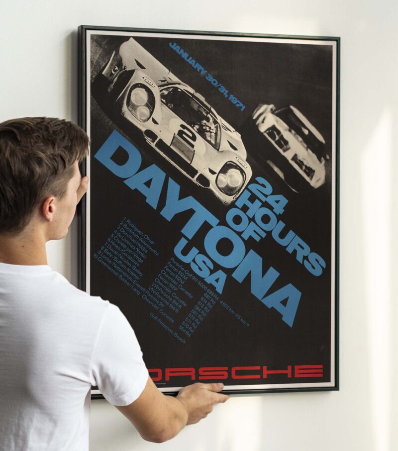 Porsche 917 - 1971 24 Hours of Daytona Poster Advert Print