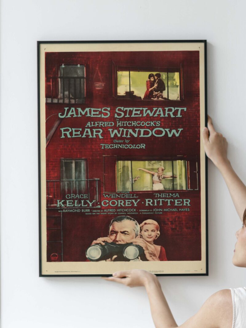 Rear Window by Alfred Hitchcock Movie Poster Movie Poster Print