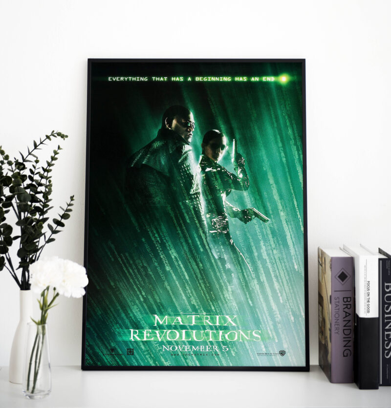 The Matrix Revolutions, Free Your Mind - Alternative 2003 Pre - Release Movie Poster Print