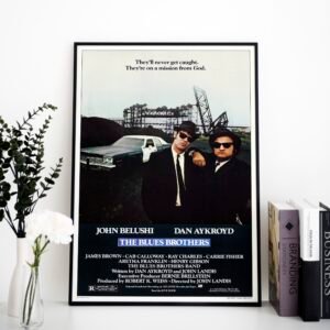 The Blues Brothers 1980. Prop Movie Poster Print