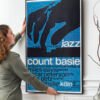 Count Basie, Miles Davis, Oscar Peterson, Stan Getz, and More 1960 Köln Concert Poster.