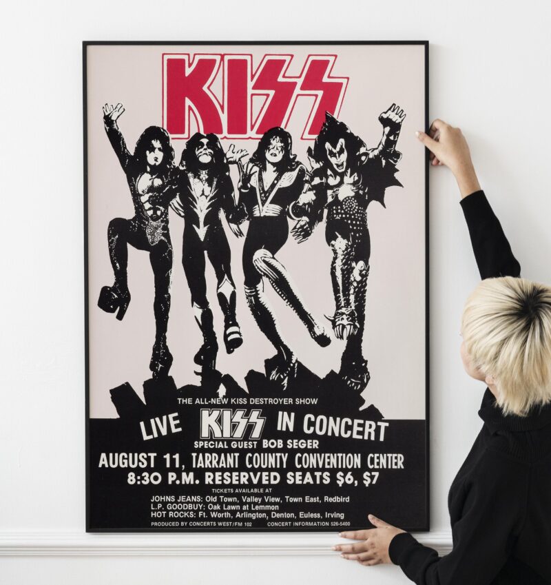 Kiss, Bob Seger 1976 Fort Worth, TX Concert
