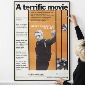 Steve McQueen Bullitt 1968 - Movie Poster Print