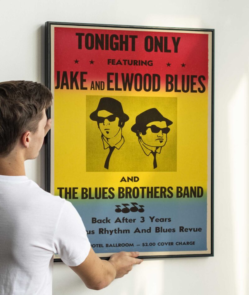 The Blues Brothers Concert (Universal, 1980). Prop Movie Poster Print