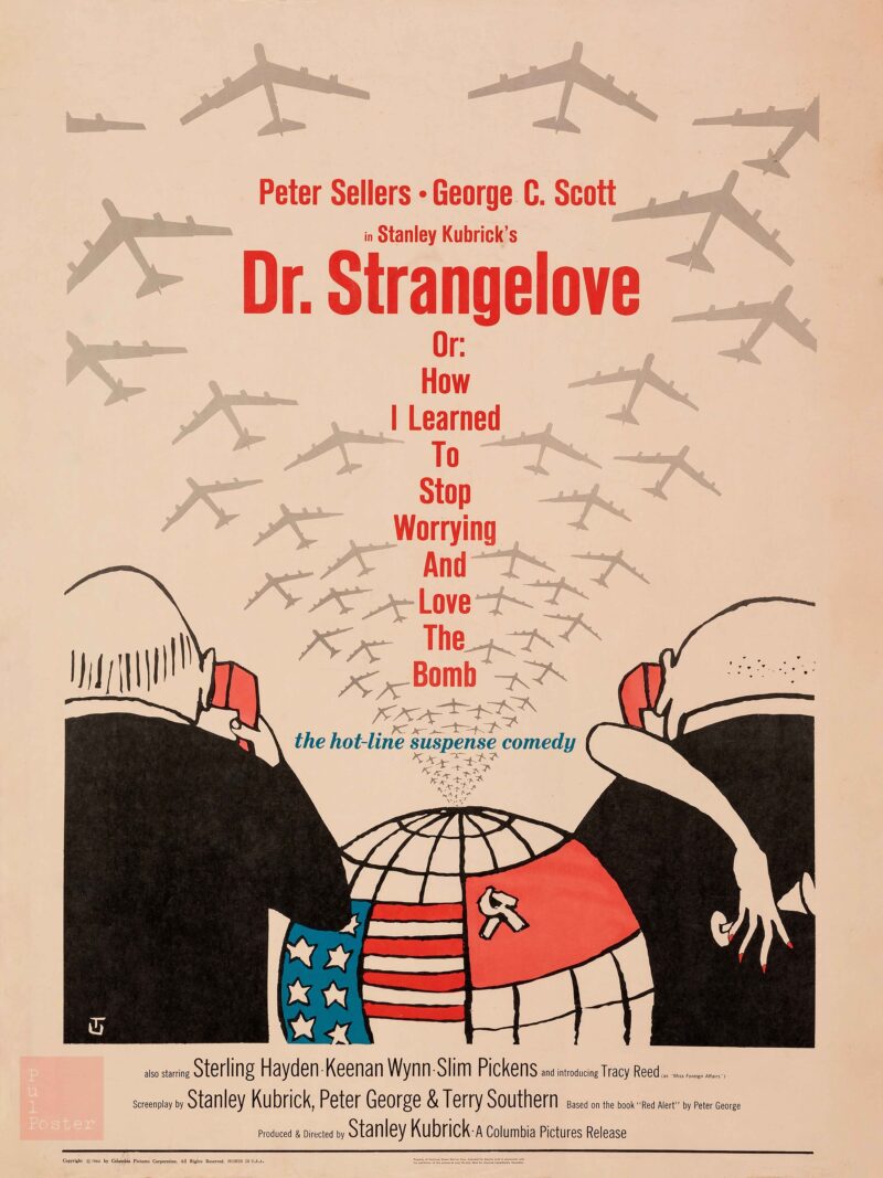 Dr. Strangelove 1964 Poster – Vintage Cold War Political Satire