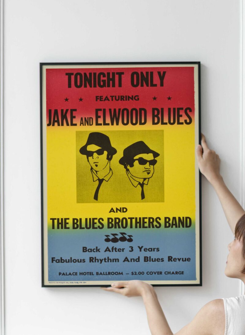 The Blues Brothers Concert (Universal, 1980). Prop Movie Poster Print