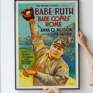 Babe Ruth Babe Comes Home Movie Poster Print, First National, 1927