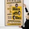 Dave Brubeck, Lou Rawls, Jimmy Smith 1966 Carnegie Hall, NYC Concert Poster.