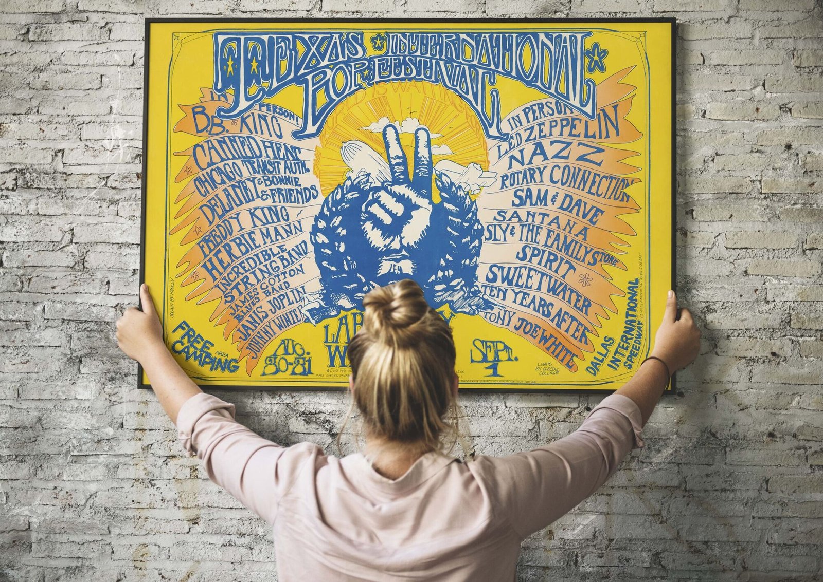 Texas International Pop Festival Poster 1969