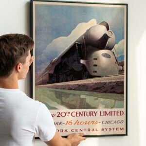 New York Rail Travel Poster