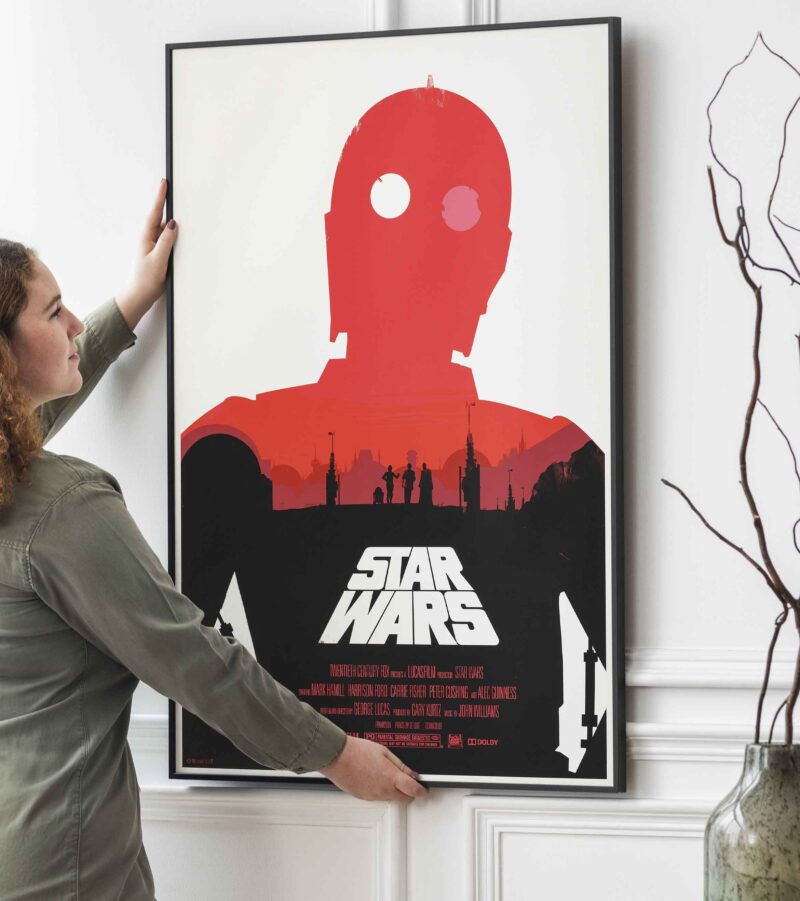 Star Wars Alternative Movie Poster by Olly Moss (Mondo, 2010).
