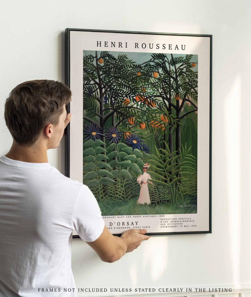 Henri Rousseau Exhibition Orsay Museum Art Poster Print