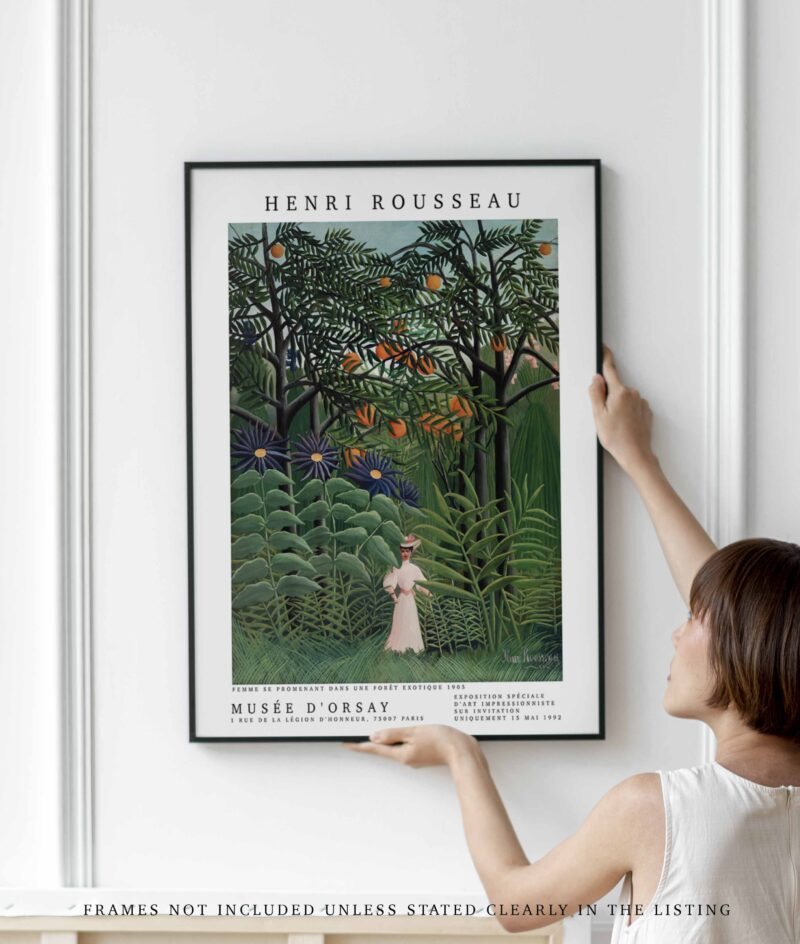 Henri Rousseau Exhibition Orsay Museum Art Poster Print