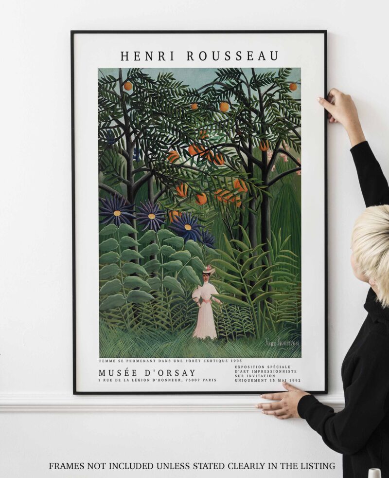Henri Rousseau Exhibition Orsay Museum Art Poster Print