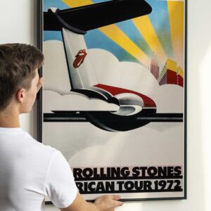 Rolling Stones 1972 American Tour Poster