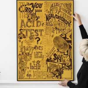 Grateful Dead 1965 Can You Pass the Acid Test? Event / Festival Poster
