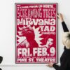 Nirvana / Screaming Trees / Tad 1990 Portland Concert Poster