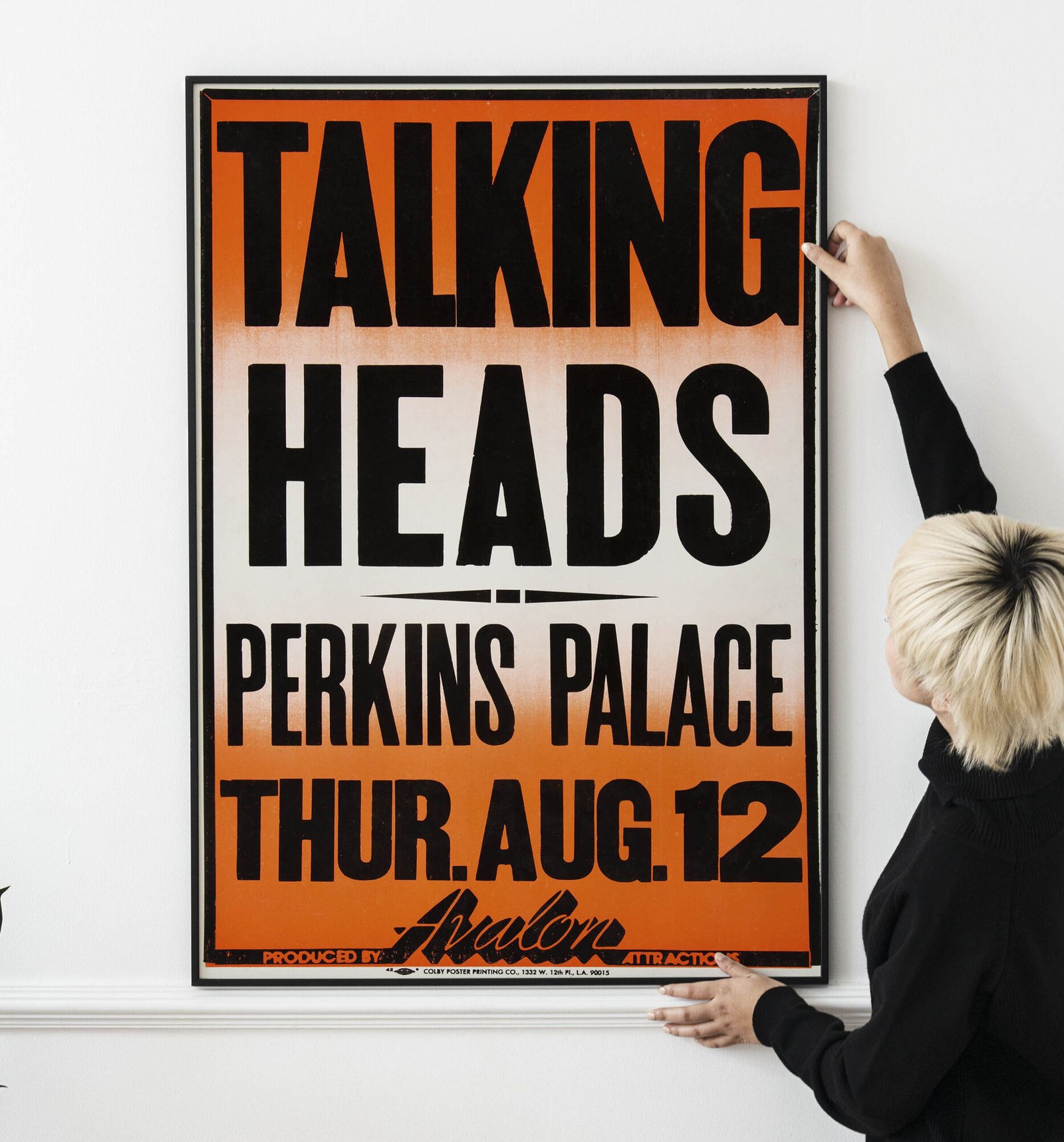 Talking Heads Perkins Palace Concert Poster (1982)