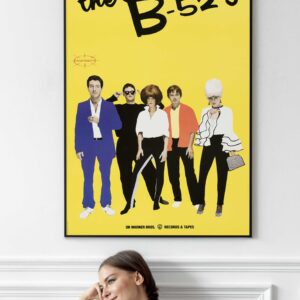 The B-52's Self-Titled Debut LP Promo Poster.