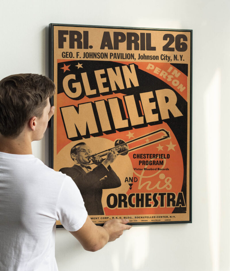 Glenn Miller Concert Poster 1940