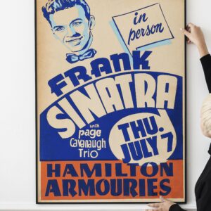 Frank Sinatra Hamilton Armouries Concert Poster 1949