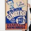 Frank Sinatra Hamilton Armouries Concert Poster 1949