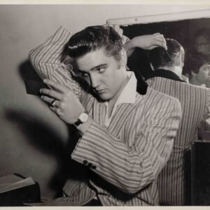 Alternative view of Elvis Presley 1956 Oakland Concert Poster – Vintage Photo Print