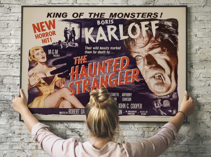 The Haunted Strangler 1958 Movie Poster