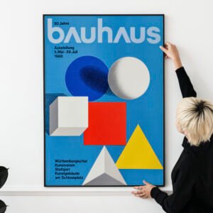 50 Years of Bauhaus Exhibition Poster 1968