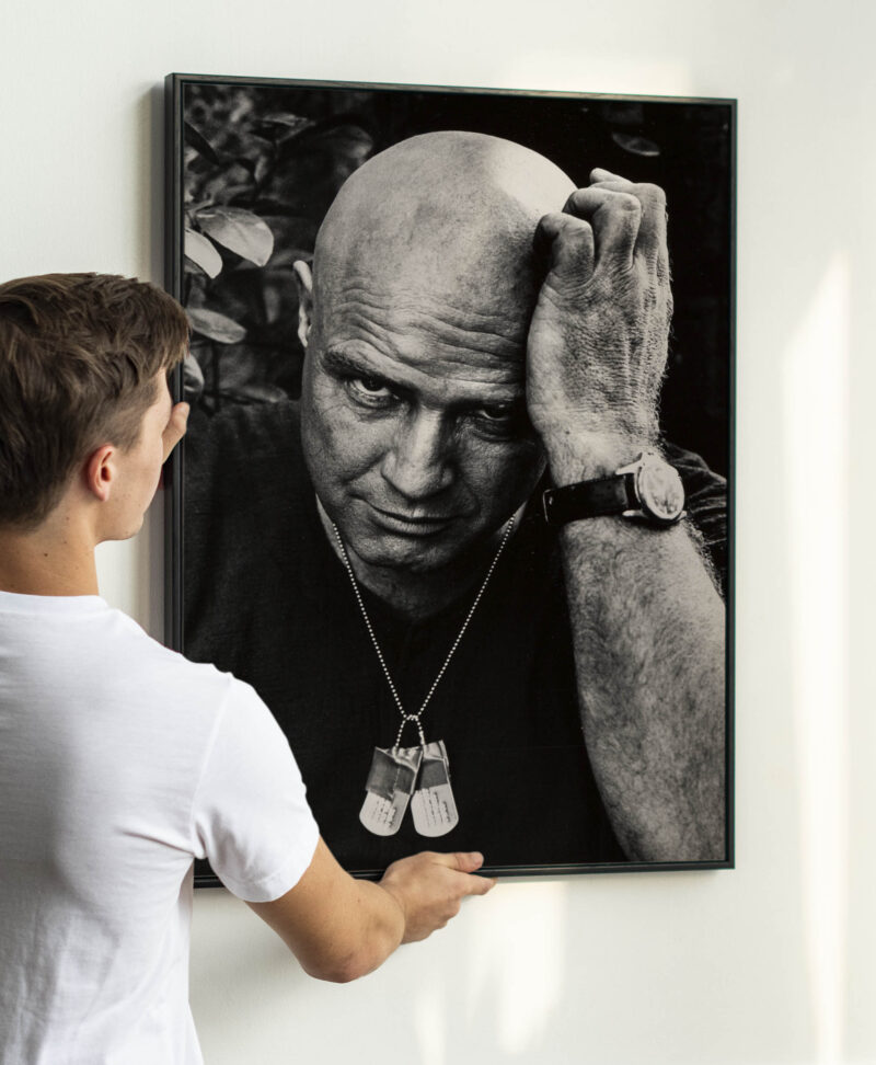 Marlon Brando Film Set Poster from Apocalypse Now 1979