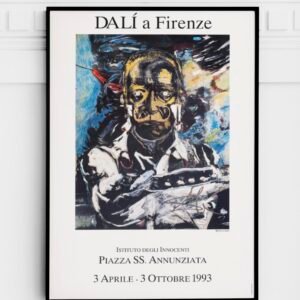 Dalí a Firenze (1993). Italian Art Exhibition Poster