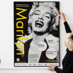 Marilyn Exhibit (Aerofilms, 2013). Czech Exhibition Poster