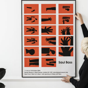 Saul Bass Exhibition (Design Museum, 2004) Museum Poster