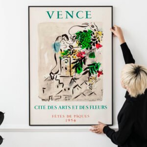 Vence Festival (1954). Exhibition Poster Marc Chagall Artwork.