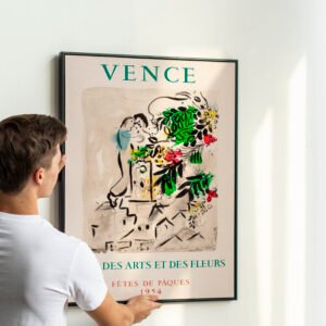Vence Festival (1954). Exhibition Poster Marc Chagall Artwork.