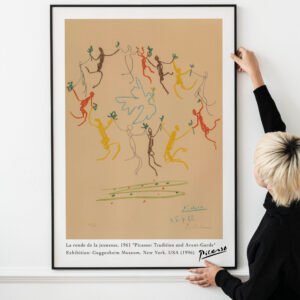 Pablo Picasso La ronde de la jeunesse, 1961 The youth round Exhibition Poster