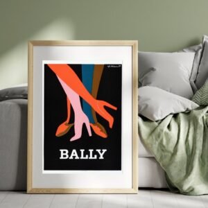 Retro Bally shoe advertisement