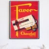 French chocolate advertisement poster