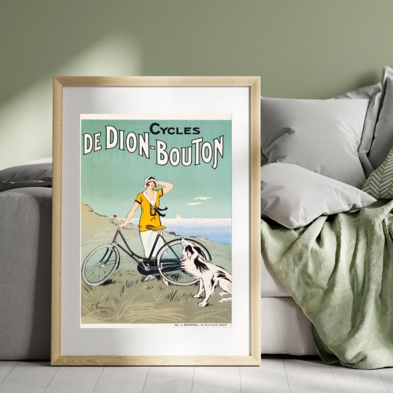 Vintage French cycling poster