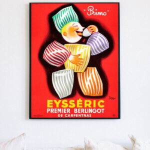 Retro French Candy Berlingot Advertisement Poster